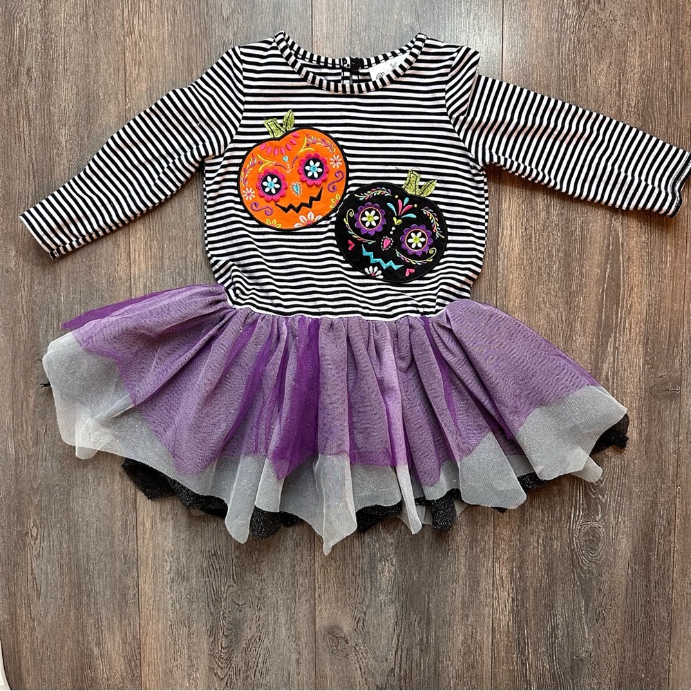 Rare Editions Halloween/ Dia de los Muertos Tutu Dress/Tunic